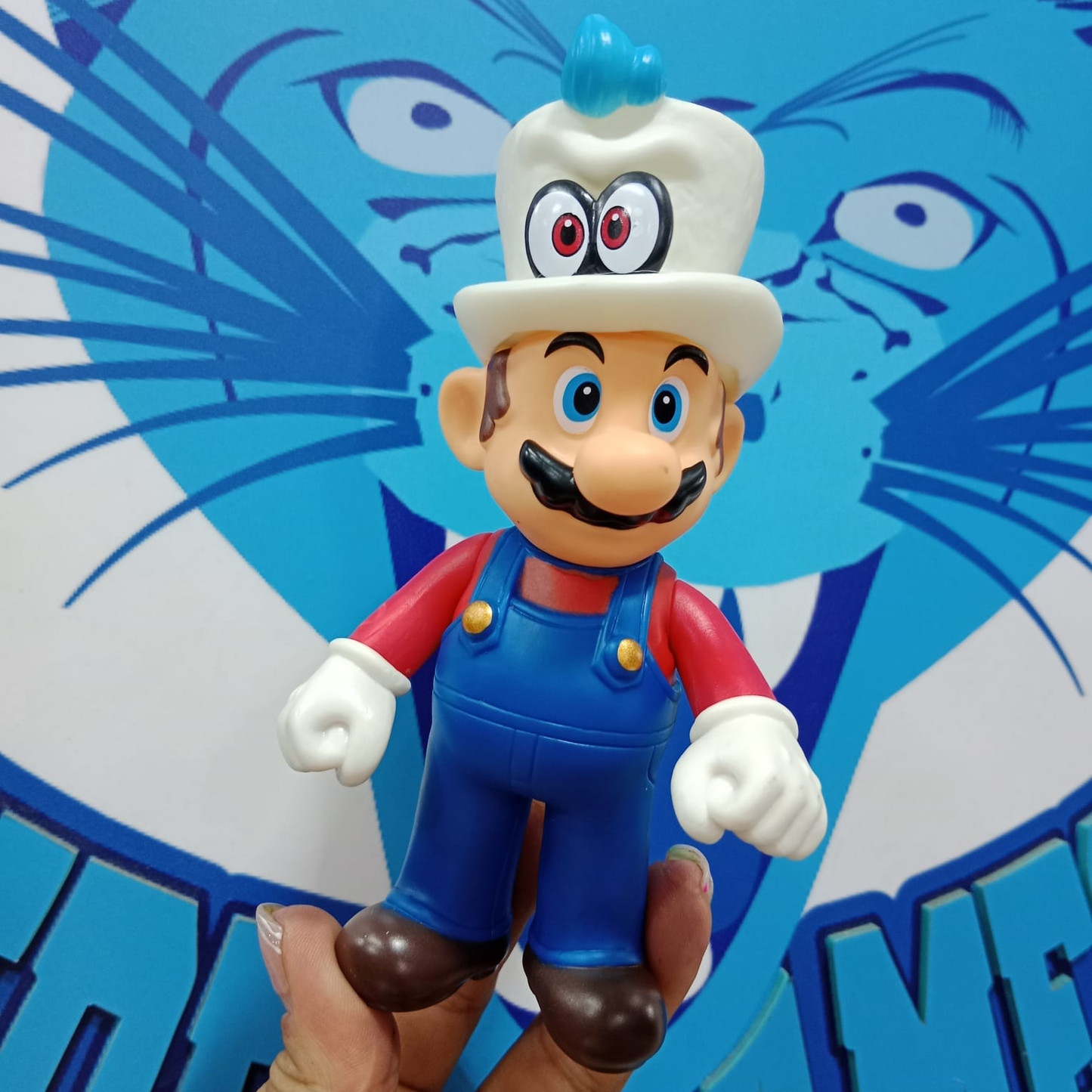 Mario gorro fantasma broche azul