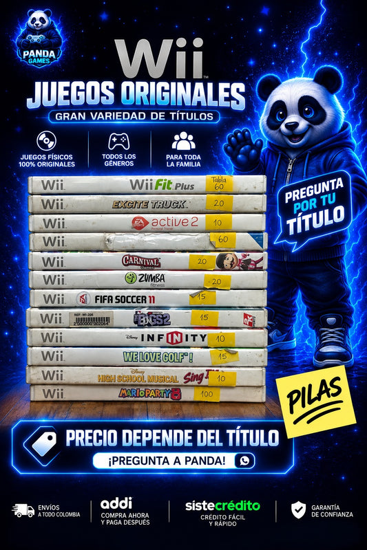Juegos Originales Nintendo Wii ( usados )
