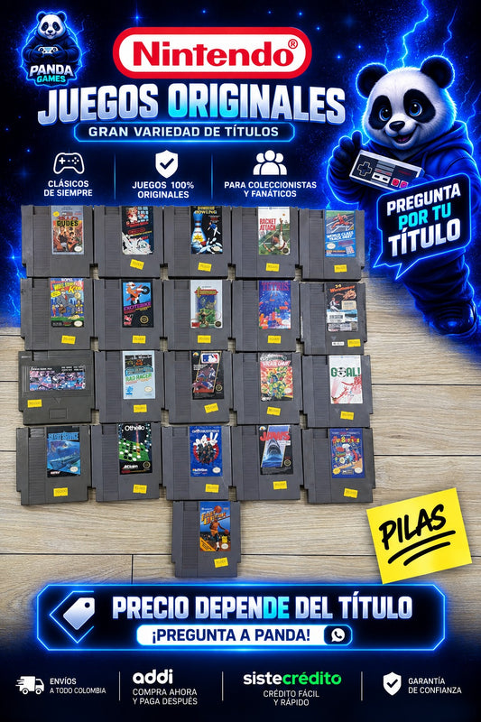Juegos originales Nintendo Nes - los que nunca pasaran de moda