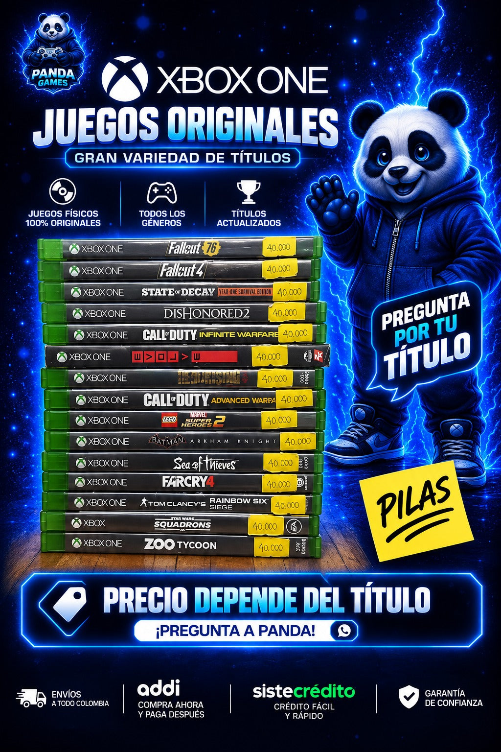 Juegos Xbox One ( original usados ) 🐼💣