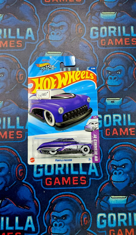 Hotwheels lets  race - purple passion