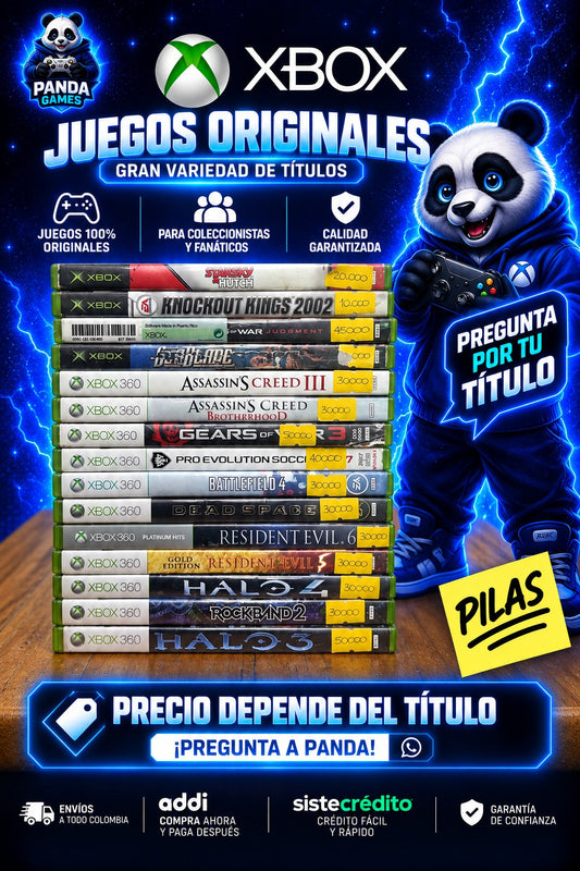 Juegos originales ñara XBOX - Revive la accion de tu infancia con los mejores juegos