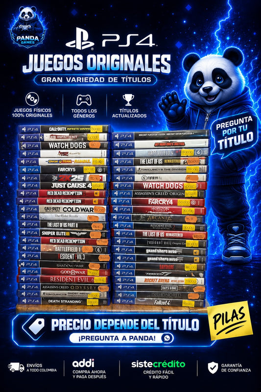 JUEGOS ALEATORIOS - Playstation 4 - Usados y Nuevos EL PRECIO VARIA SEGUN EL JUEGO