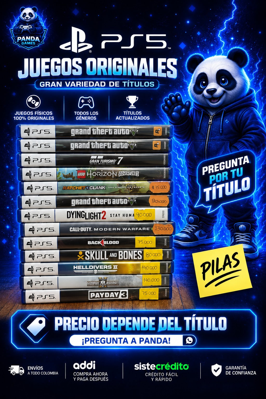 Juegos PlayStation 5 ( usados y nuevos )
