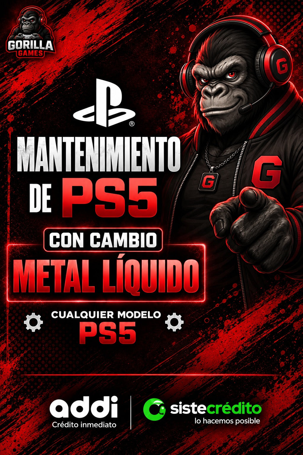 Mantenimiento General PlayStation 5
