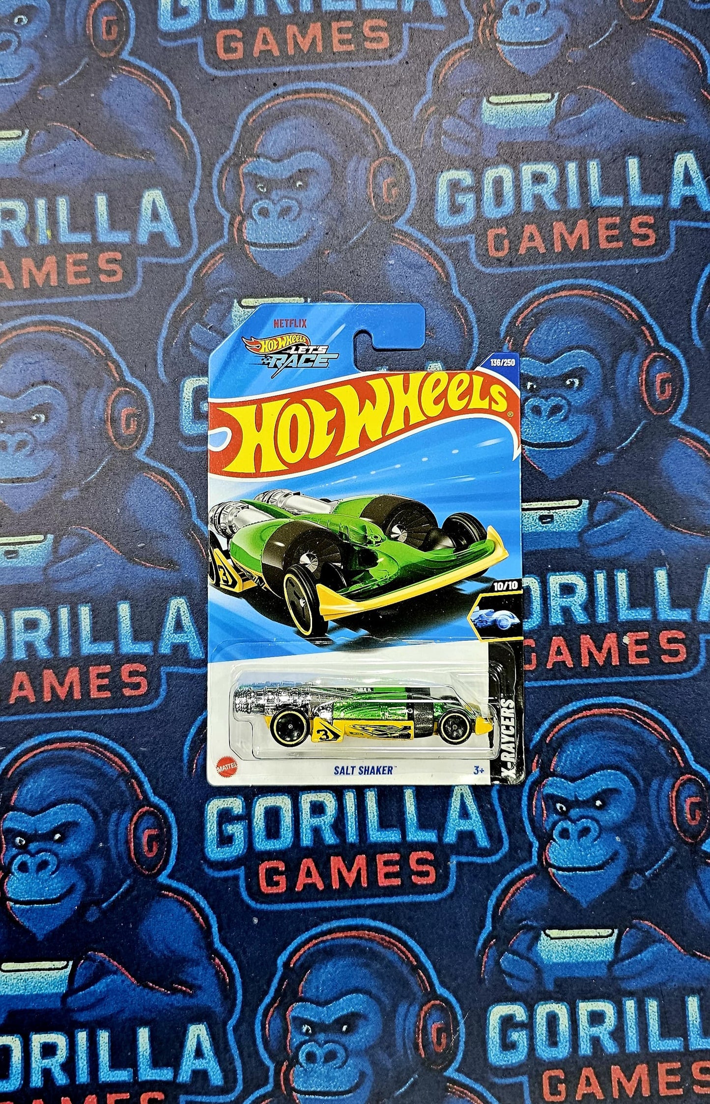 Hotwheels lets  race - salt shaker