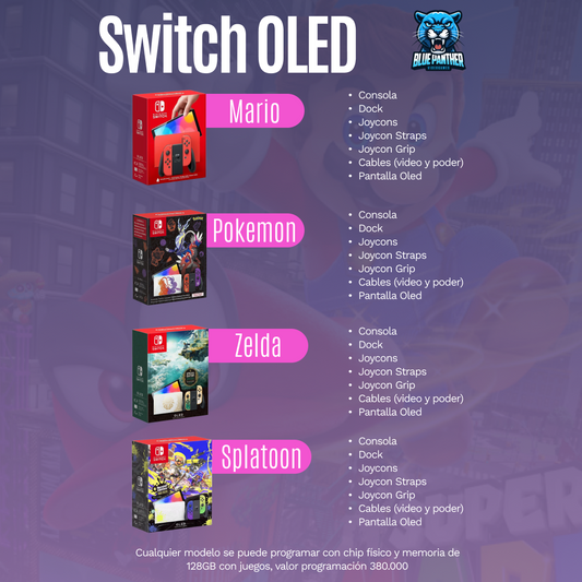 Nintendo Switch Oled ediciones especiales