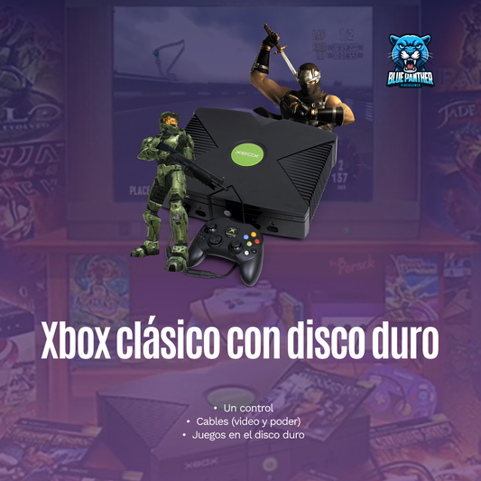 Xbox Clásico con disco duro