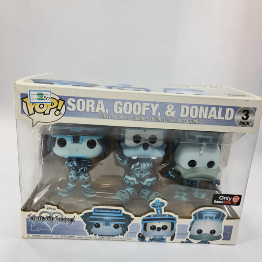 SORA,GOOFY,DONALD FUNKO