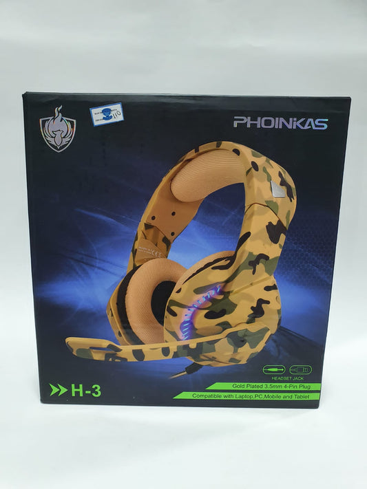 Diadema Gamer Camuflada