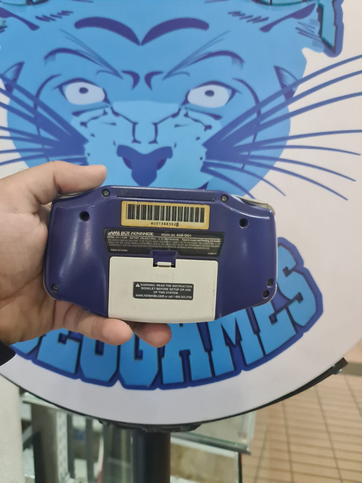 Game boy advance morado original