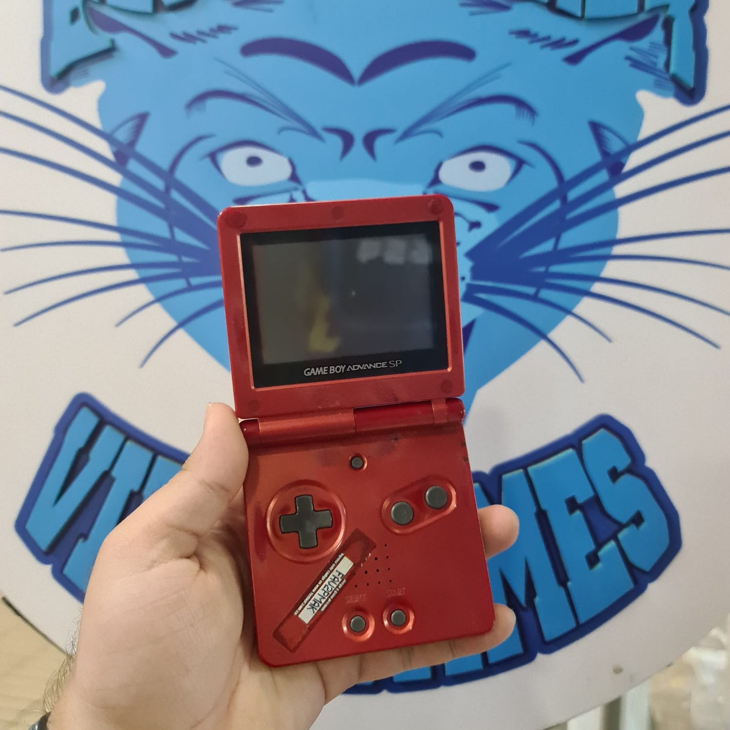 Game boy sp 001 -Red – bluepanthervideogames