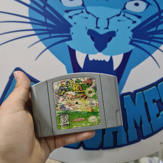 Mario 64- Nintendo 64 Label Gastado