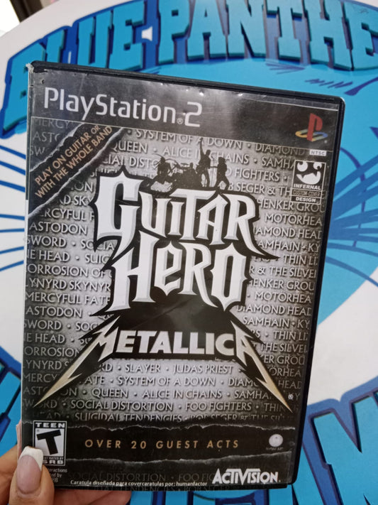 Guitar hero Metalica-Playstation 2