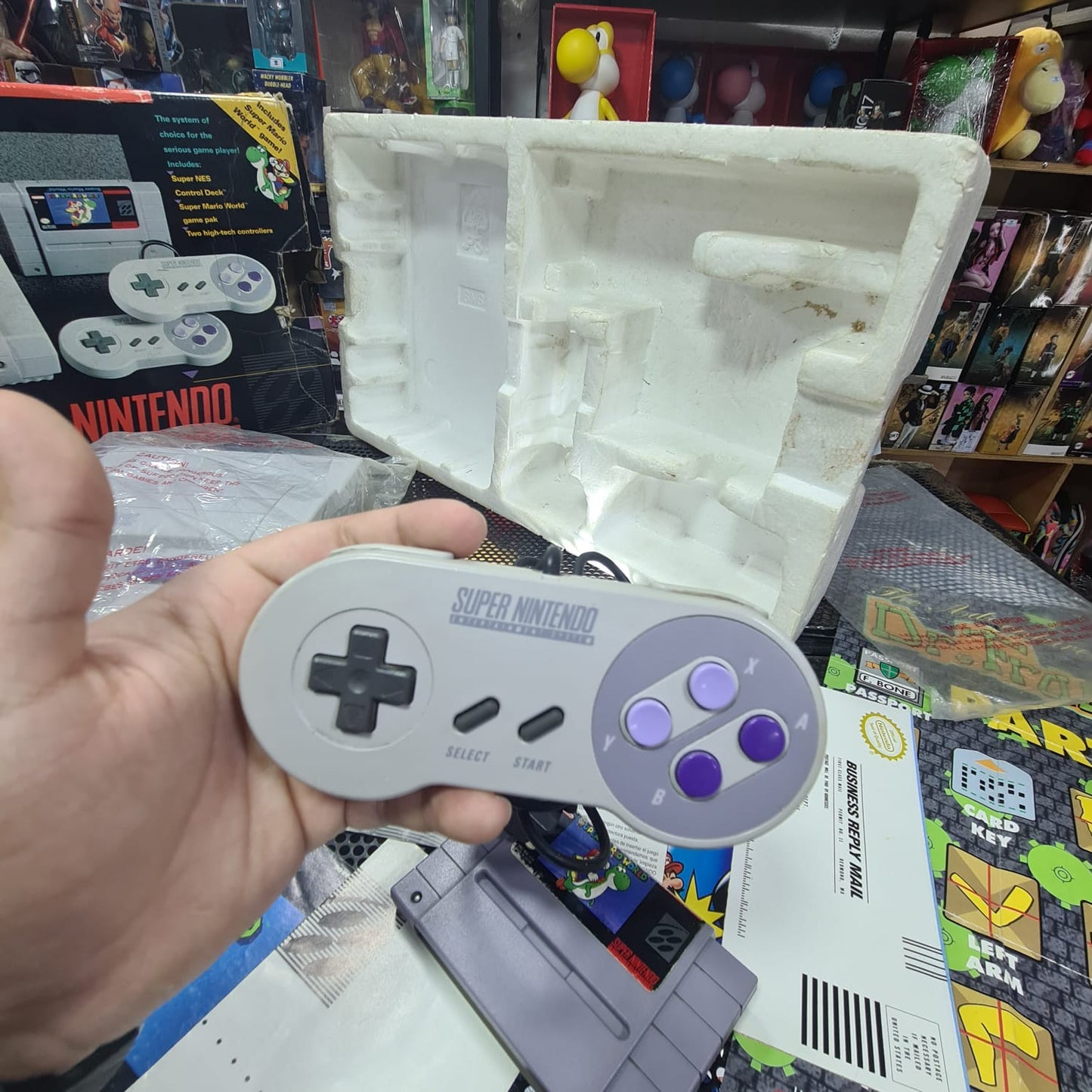 Super Nintendo en caja