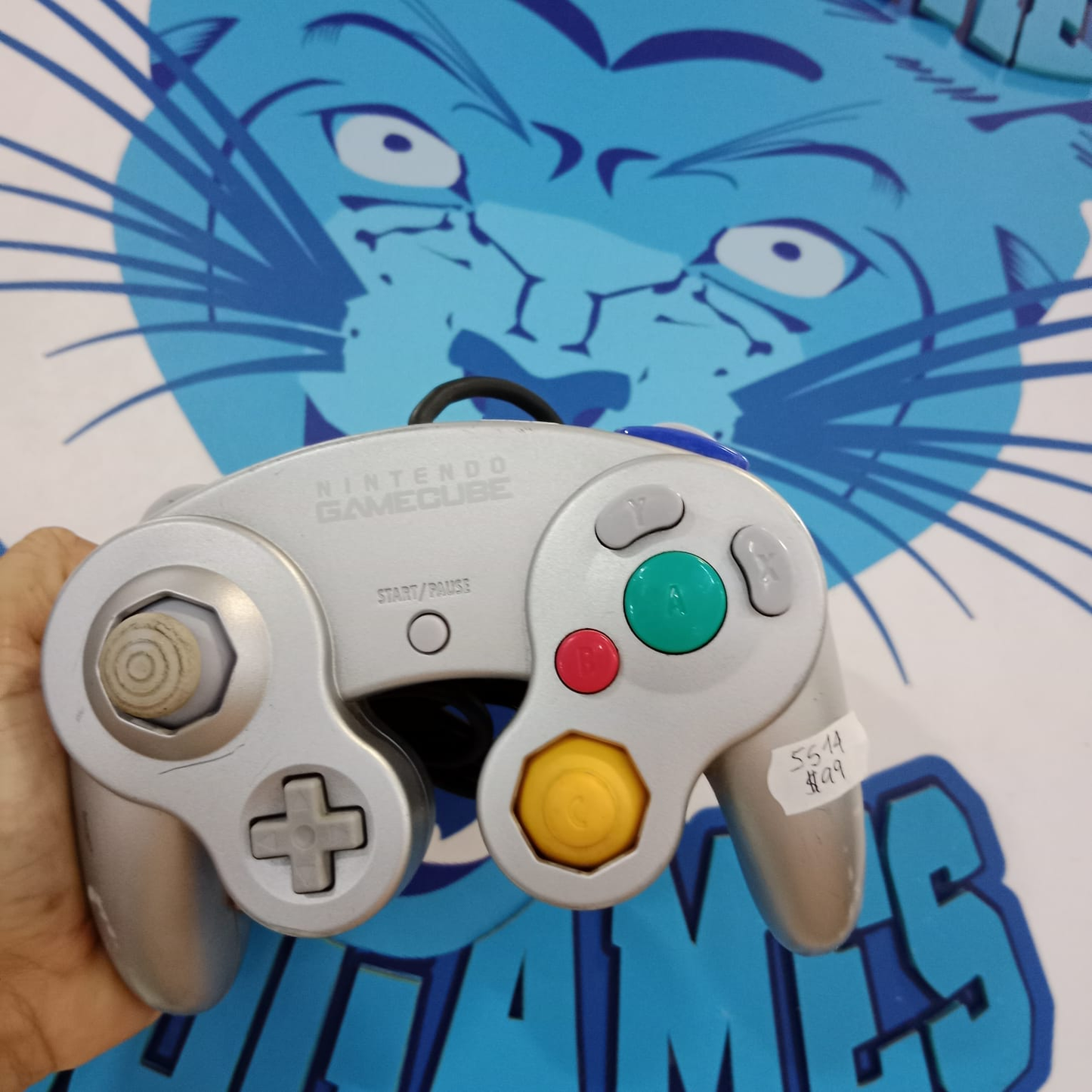 Control Game cube Original Gris