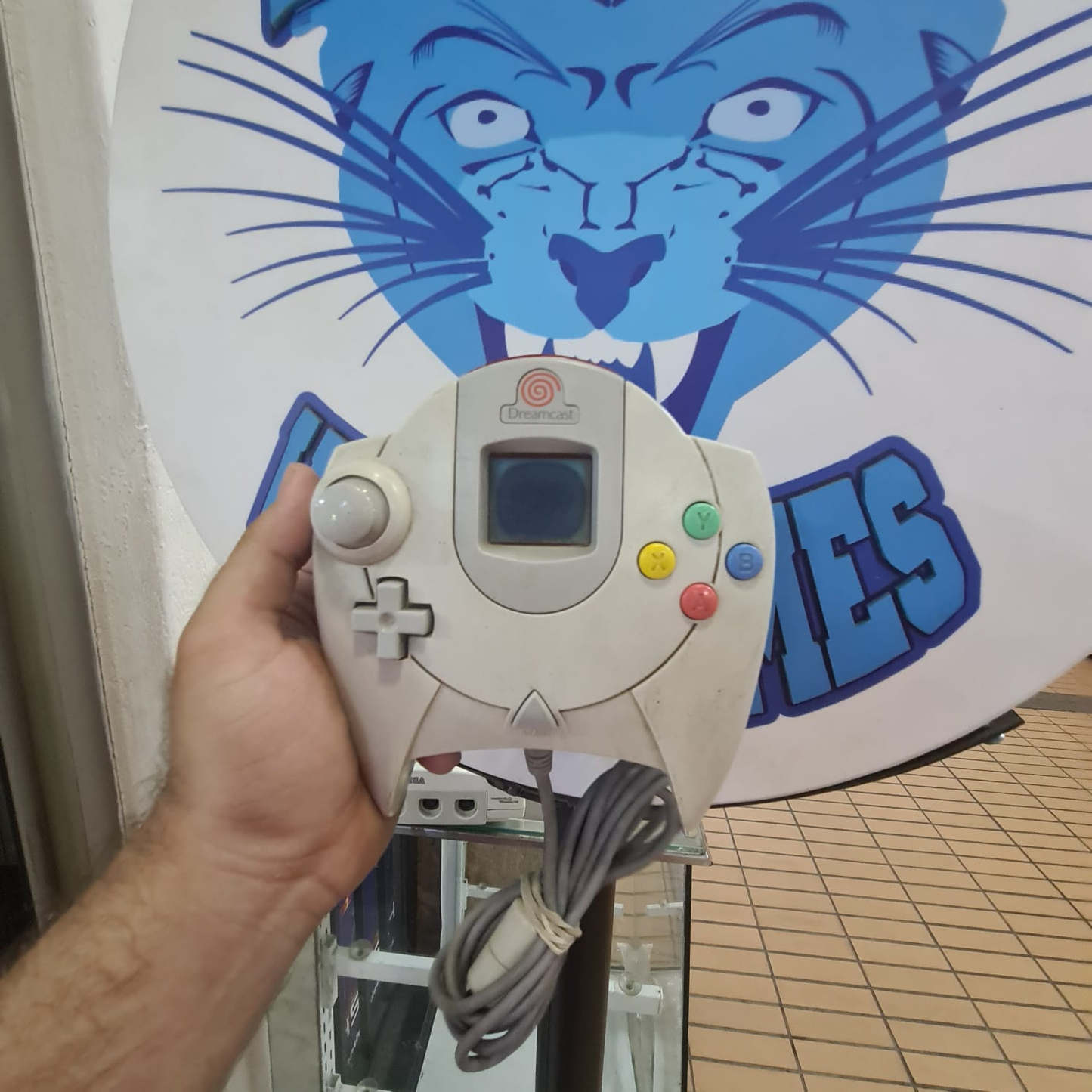 Sega Dreamcats Leyendo copias 1 Control +Memoria Crystalizada