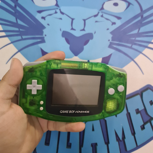 Game boy advance crystal verde