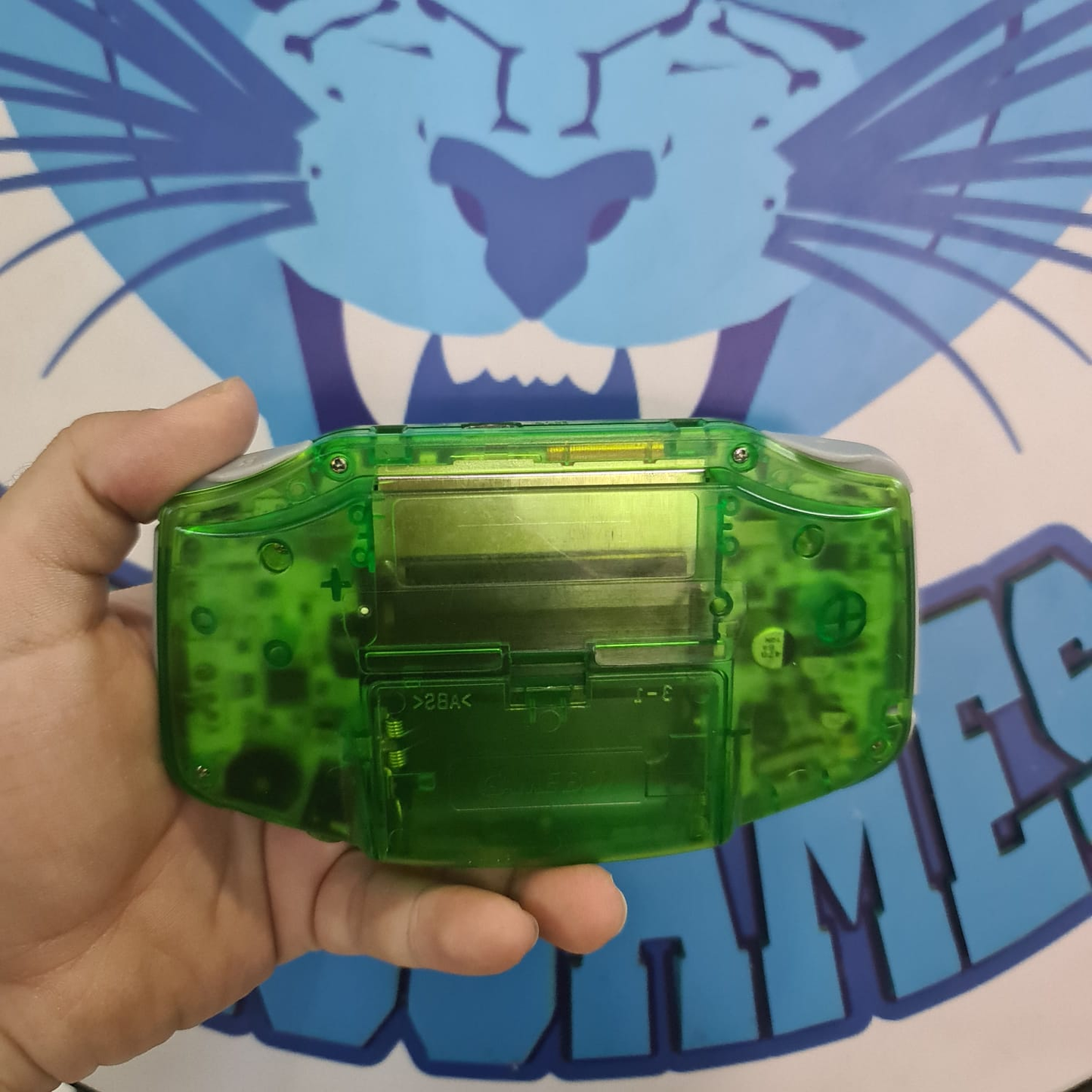 Game boy advance crystal verde