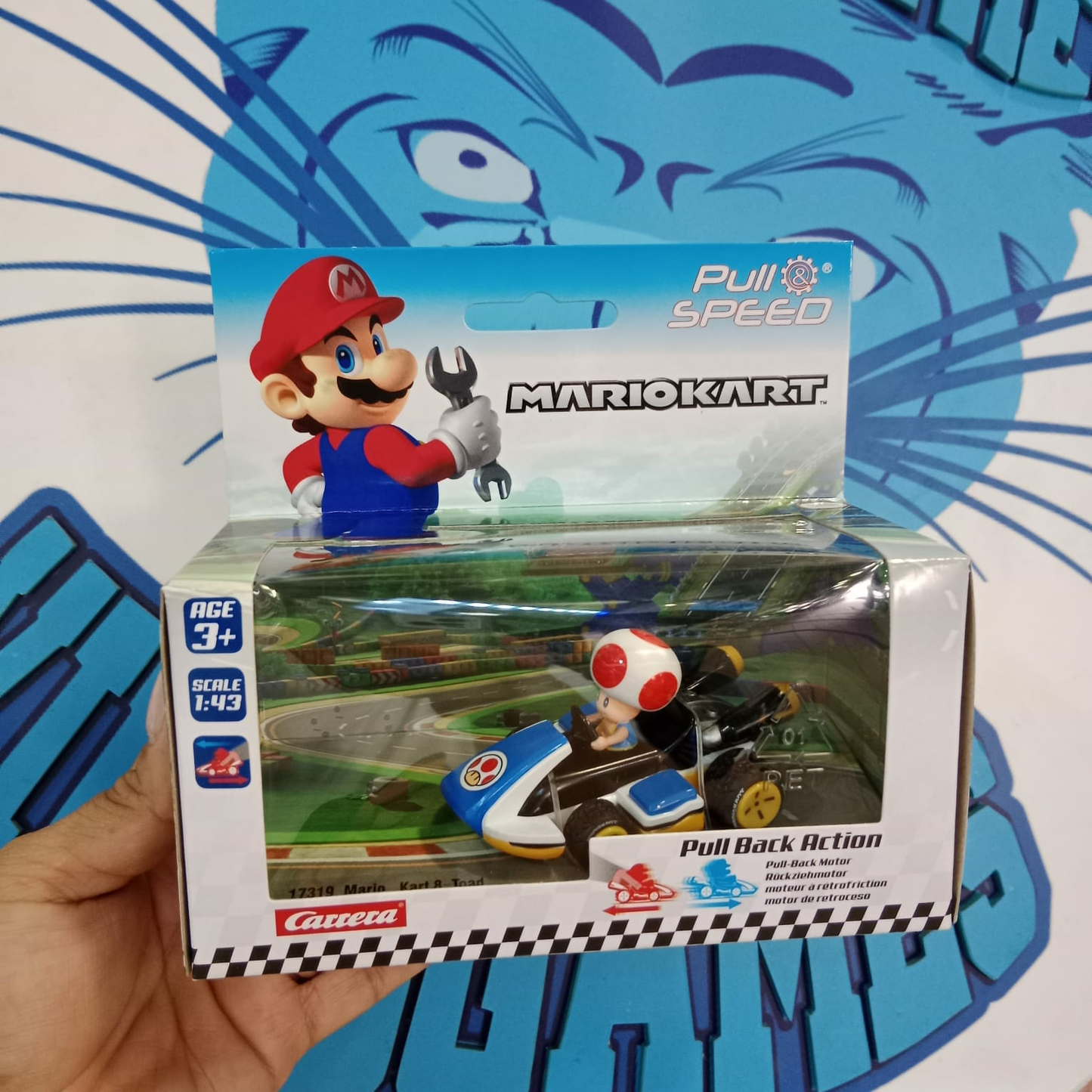 Carros Mario Kart scale 1/43 Carrera